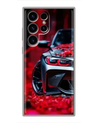 Чохол для Ulefone Note 22 з картинкою «Спортивна BMW та квіти» Чохол для Ulefone Note 22 з картинкою «Спортивна BMW та квіти»