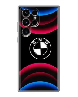 Чохол для Ulefone Note 22 з картинкою «Логотип BMW та неонові дуги»