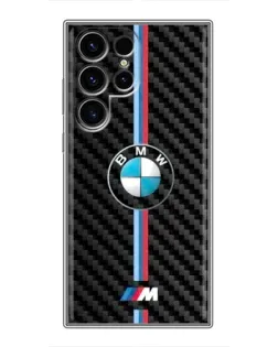 Чохол для Ulefone Note 22 з картинкою «Емблема BMW та карбон»