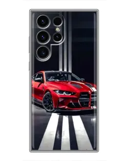 Чохол для Ulefone Note 22 з картинкою «Червона BMW на дорозі»