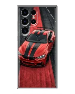Чохол для Ulefone Note 22 з картинкою «BMW на червоній доріжці»