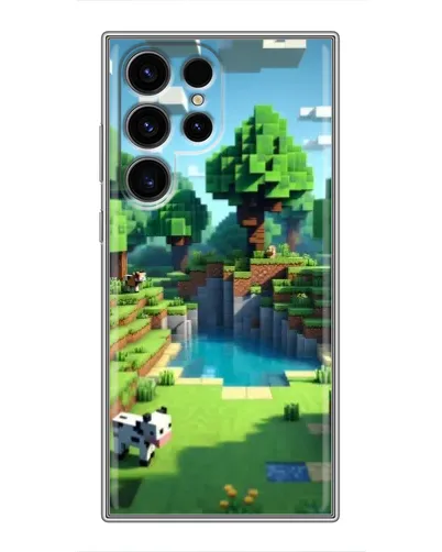 Чехол для Ulefone Note 22 с картинкой «Minecraft летний день»