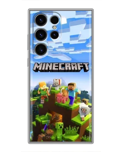 Чехол для Ulefone Note 22 с картинкой «Minecraft классический мир»