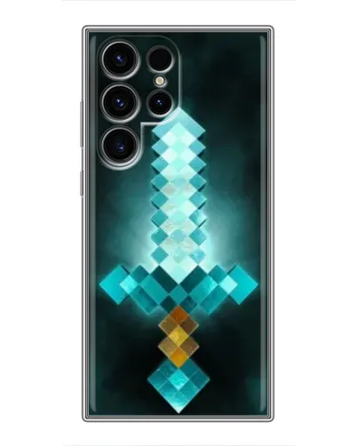 Чехол для Ulefone Note 22 с картинкой «Алмазный меч неон»