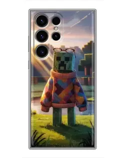 Чехол для Ulefone Note 22 с картинкой «Крипер в свитере»