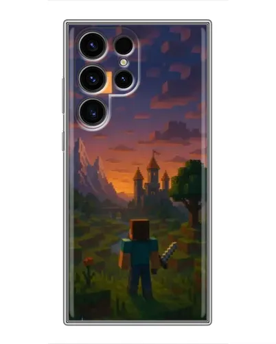 Чехол для Ulefone Note 22 с картинкой «Стив у башни»