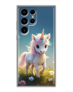 Чохол для Ulefone Note 22 з картинкою «Єдиноріг на галявині»
