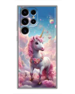 Чохол для Ulefone Note 22 з картинкою «Єдиноріг серед хмар»