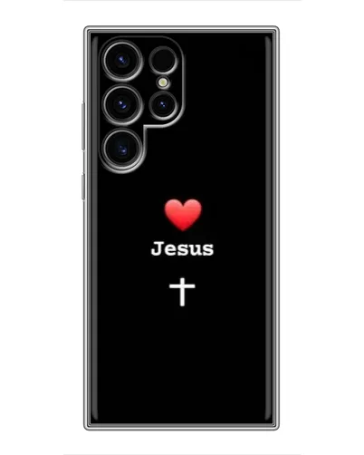 Чехол для Ulefone Note 22 с картинкой «Сердце - Jesus»