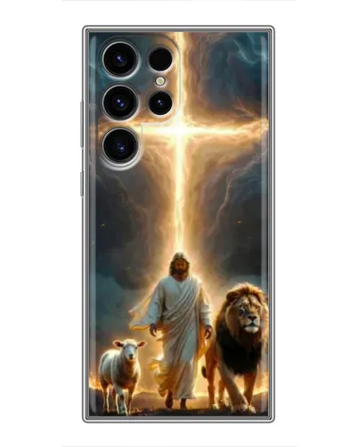 Чехол для Ulefone Note 22 с картинкой «Лев Иуды и Свет»
