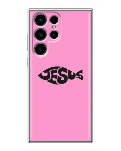 Чехол для Ulefone Note 22 с картинкой «Розовый символ  Jesus»