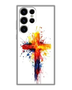Чехол для Ulefone Note 22 с картинкой «Акварельный крест»