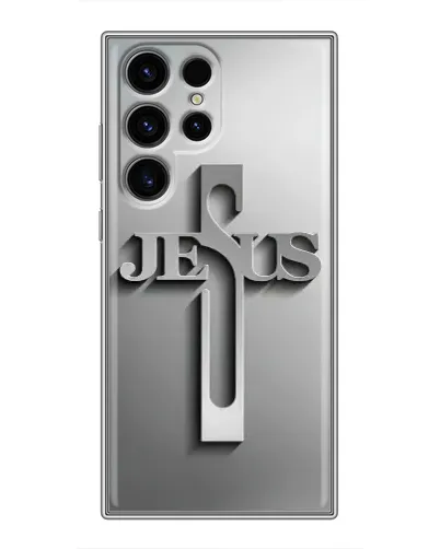 Чехол для Ulefone Note 22 с картинкой «Металлический крест Jesus» Чехол для Ulefone Note 22 с картинкой «Металлический крест Jesus»