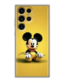 Чехол для Ulefone Note 22 с картинкой «Микки на желтом»