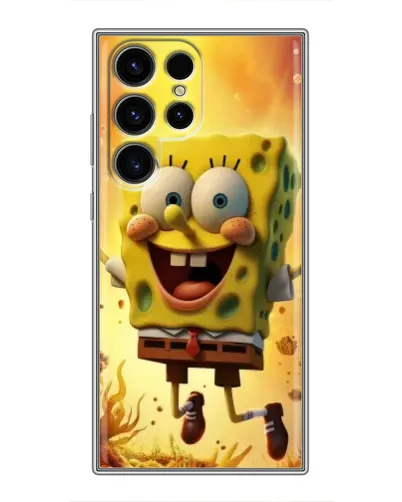 Чохол для Ulefone Note 22 з картинкою «Губка Боб стрибає»