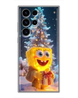 Чохол для Ulefone Note 22 з картинкою «Різдвяний Спанч Боб»