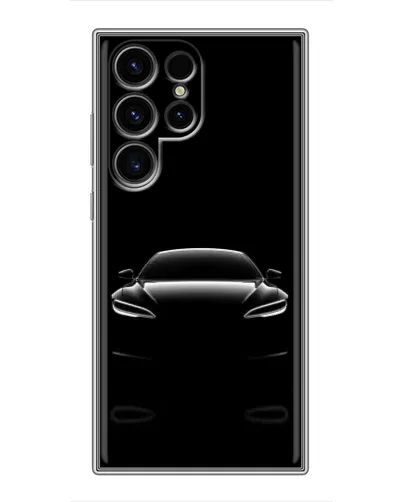 Чехол для Ulefone Note 22 с картинкой «Силуэт Tesla Night»