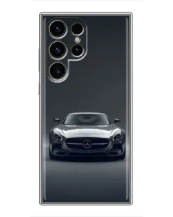 Чехол для Ulefone Note 22 с картинкой «Mercedes на черном»
