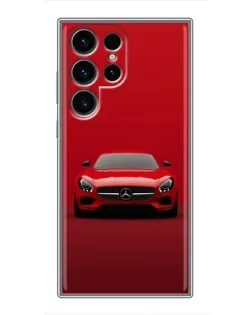 Чехол для Ulefone Note 22 с картинкой «Красный Mercedes AMG»