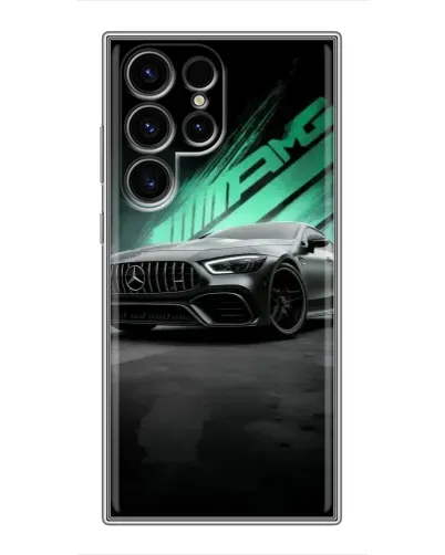 Чехол для Ulefone Note 22 с картинкой «Темный Mercedes AMG»