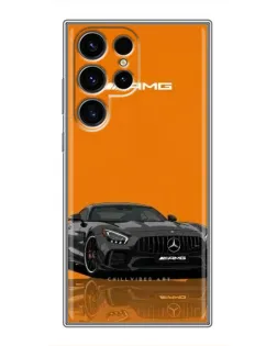 Чехол для Ulefone Note 22 с картинкой «Оранжевый Mercedes AMG»