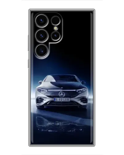 Чехол для Ulefone Note 22 с картинкой «Ночной Mercedes EQ»