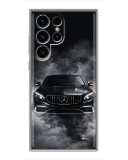 Чехол для Ulefone Note 22 с картинкой «Mercedes в дыму»