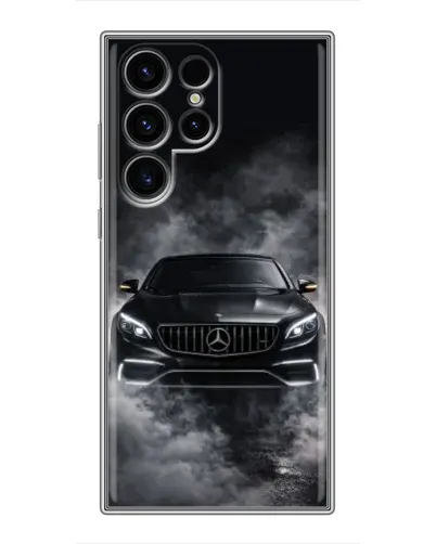 Чехол для Ulefone Note 22 с картинкой «Mercedes в дыму»