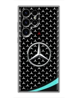 Чехол для Ulefone Note 22 с картинкой «Mercedes — бирюзовый акцент»
