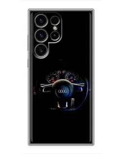 Чехол для Ulefone Note 22 с картинкой «Салон Audi — руль» Чехол для Ulefone Note 22 с картинкой «Салон Audi — руль»