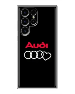 Чехол для Ulefone Note 22 с картинкой «Логотип Audi Heart»