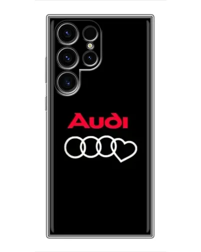 Чехол для Ulefone Note 22 с картинкой «Логотип Audi Heart»