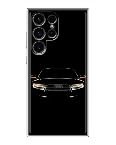 Чехол для Ulefone Note 22 с картинкой «Audi — ночной контур»