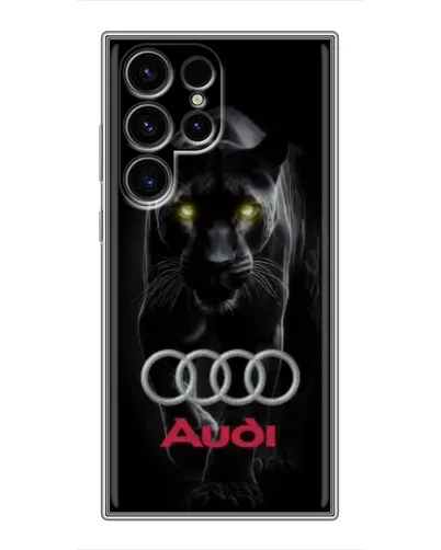 Чехол для Ulefone Note 22 с картинкой «Пантера и Audi»