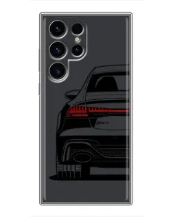 Чехол для Ulefone Note 22 с картинкой «Задняя часть Audi — арт»