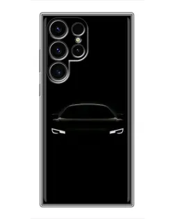 Чехол для Ulefone Note 22 с картинкой «Взгляд Audi в темноте»