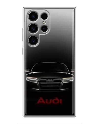 Чехол для Ulefone Note 22 с картинкой «Audi — градиентный контур»