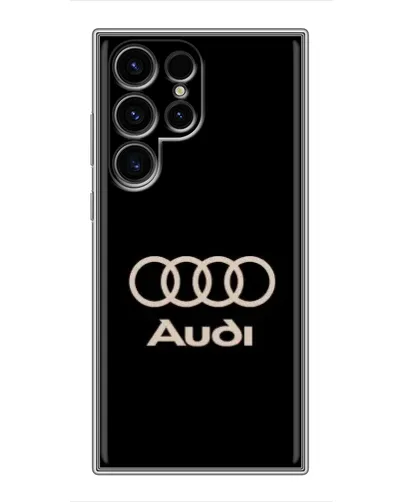 Чехол для Ulefone Note 22 с картинкой «Audi — золотой логотип»