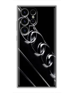 Чехол для Ulefone Note 22 с картинкой «Audi — абстрактные кольца»