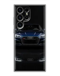 Чехол для Ulefone Note 22 с картинкой «Audi — ночное отражение»