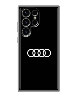 Чехол для Ulefone Note 22 с картинкой «Audi White Logo»