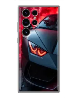 Чехол для Ulefone Note 22 с картинкой «Lamborghini красное сияние»