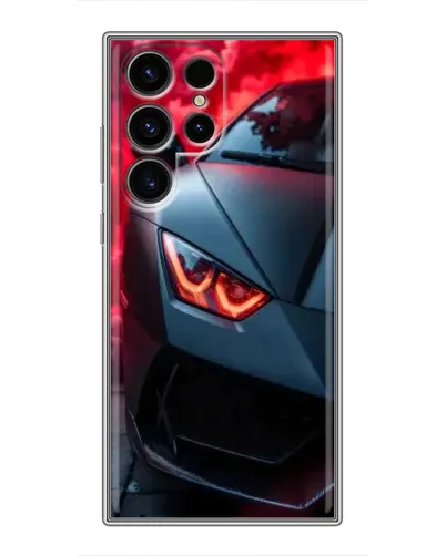 Чехол для Ulefone Note 22 с картинкой «Lamborghini красное сияние»