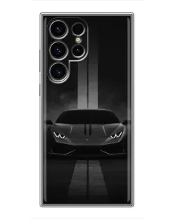 Чехол для Ulefone Note 22 с картинкой «Lamborghini симметрия дорог»