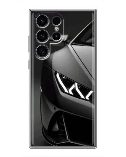 Чехол для Ulefone Note 22 с картинкой «Lamborghini фары детализация»