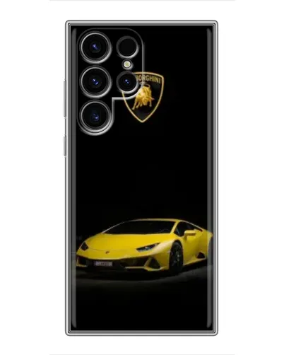 Чехол для Ulefone Note 22 с картинкой «Lamborghini желтый акцент»