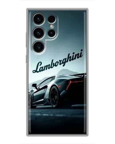 Чехол для Ulefone Note 22 с картинкой «Классическая надпись Lamborghini»