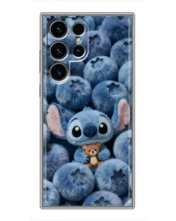 Чехол для Ulefone Note 22 с картинкой «Стич и голубика» Чехол для Ulefone Note 22 с картинкой «Стич и голубика»