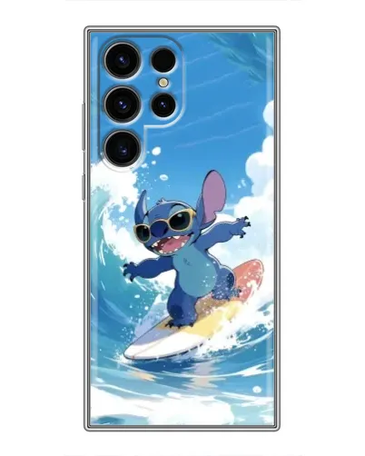 Чехол для Ulefone Note 22 с картинкой «Стич на волне»