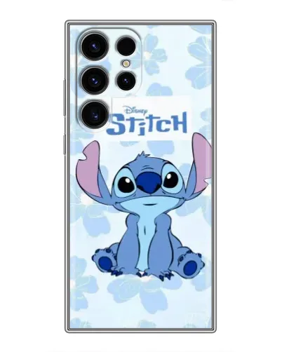 Чехол для Ulefone Note 22 с картинкой «Stitch среди цветов»